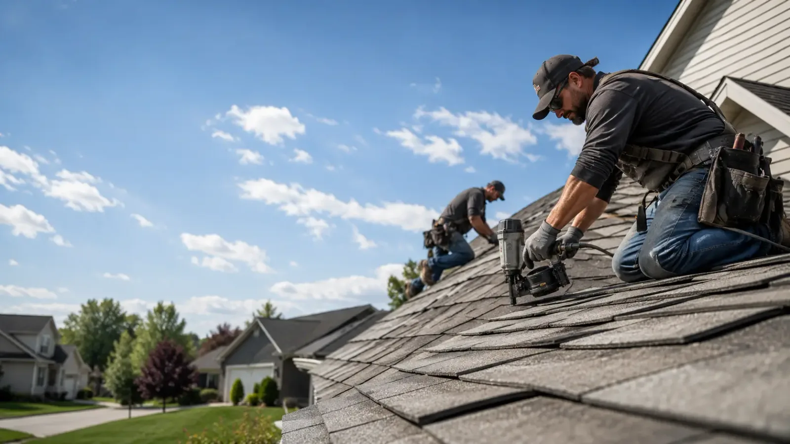 Storm Damage Roof Repair in Maunie, IL near me